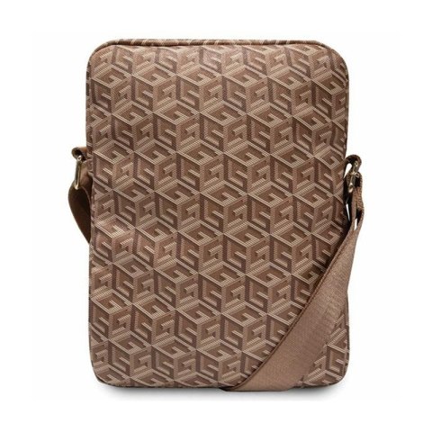 Guess GCube Stripe Tablet Bag - Torba na tablet 10" (Brązowy) Guess GCube Stripe Tablet Bag - Torba na tablet 10" (Brązowy)
