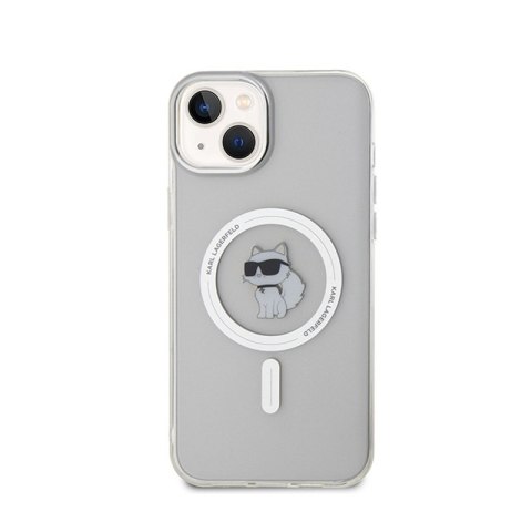 Karl Lagerfeld IML Choupette MagSafe - Etui iPhone 15 Plus (przezroczysty) Karl Lagerfeld IML Choupette MagSafe - Etui iPhone 15 Plus (przezroczysty)