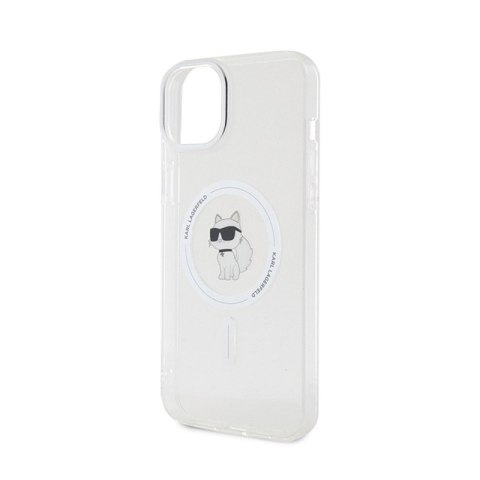 Karl Lagerfeld IML Choupette MagSafe - Etui iPhone 15 Plus (przezroczysty) Karl Lagerfeld IML Choupette MagSafe - Etui iPhone 15 Plus (przezroczysty)