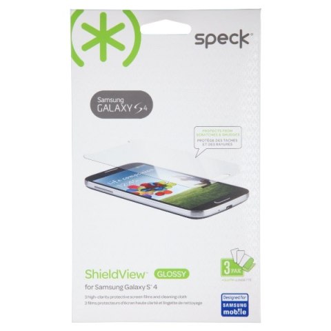 Speck Shieldview Glossy - Folia ochronna Samsung Galaxy S4 (3-pak) Speck Shieldview Glossy - Folia ochronna Samsung Galaxy S4 (3-pak)