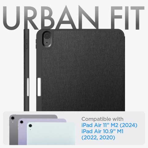 Spigen Urban Fit - Etui do iPad Air 11" M2 (2024) / iPad Air 10.9" (5-4 gen.) (2022-2020) (Black)