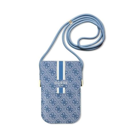 Guess 4G Stripes - Torebka crossbody na telefon (niebieski) Guess 4G Stripes - Torebka crossbody na telefon (niebieski)