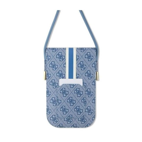 Guess 4G Stripes - Torebka crossbody na telefon (niebieski) Guess 4G Stripes - Torebka crossbody na telefon (niebieski)