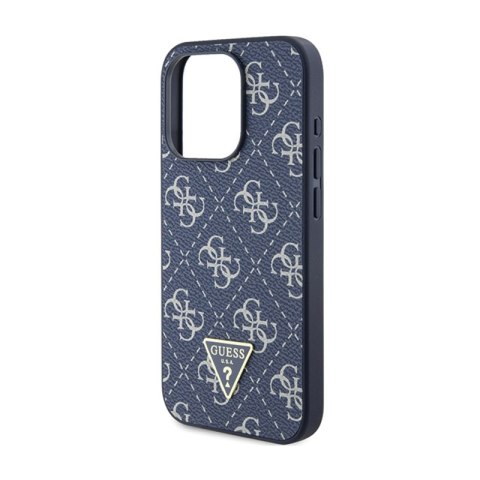 Guess 4G Triangle Metal Logo - Etui iPhone 15 Pro (niebieski) Guess 4G Triangle Metal Logo - Etui iPhone 15 Pro (niebieski)