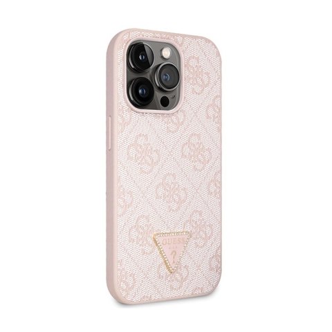 Guess Crossbody 4G Metal Logo - Etui iPhone 14 Pro (różowy) Guess Crossbody 4G Metal Logo - Etui iPhone 14 Pro (różowy)