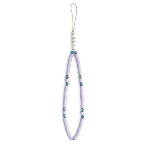 Guess Phone Strap Beads Heishi - Zawieszka do telefonu 25 cm (Lilac) Guess Phone Strap Beads Heishi - Zawieszka do telefonu 25 cm (Lilac)