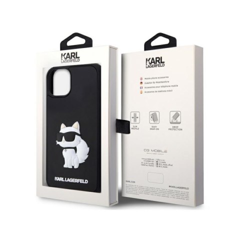 Karl Lagerfeld 3D Rubber NFT Choupette - Etui iPhone 14 Plus (Czarny) Karl Lagerfeld 3D Rubber NFT Choupette - Etui iPhone 14 Plus (Czarny)