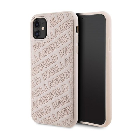 Karl Lagerfeld Quilted K Pattern - Etui iPhone 11 (różowy) Karl Lagerfeld Quilted K Pattern - Etui iPhone 11 (różowy)