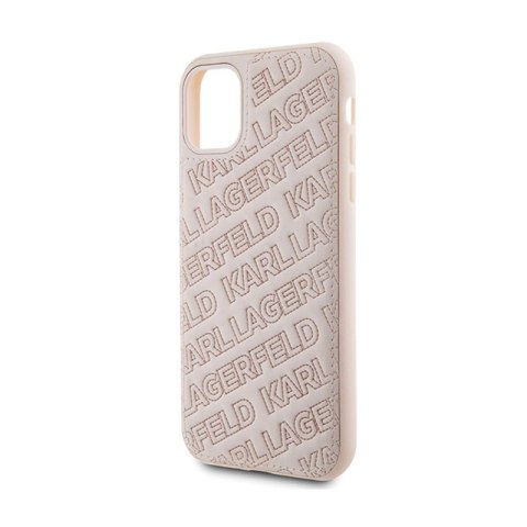 Karl Lagerfeld Quilted K Pattern - Etui iPhone 11 (różowy) Karl Lagerfeld Quilted K Pattern - Etui iPhone 11 (różowy)