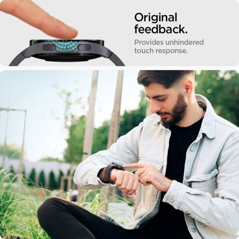 Spigen GLAS.TR EZ FIT 2-Pack - Szkło hartowane do Samsung Galaxy Watch 6 44 mm (2 szt) Spigen GLAS.TR EZ FIT 2-Pack - Szkło hartowane do Samsung Galaxy Watch 6 44 mm (2 szt)