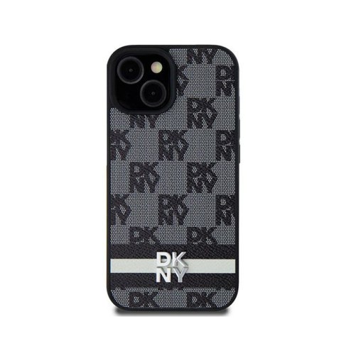 DKNY Leather Checkered Mono Pattern & Printed Stripes - Etui Samsung Galaxy S24 Ultra (czarny) DKNY Leather Checkered Mono Pattern & Printed Stripes - Etui Samsung Galaxy S24 Ultra (czarny)