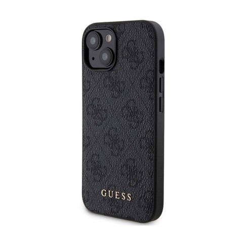 Guess Bundle Pack MagSafe 4G Metal Gold Logo - Zestaw etui + Power Bank 5000mAh MagSafe iPhone 15 (czarny) Guess Bundle Pack MagSafe 4G Metal Gold Logo - Zestaw etui + Power Bank 5000mAh MagSafe iPhone 15 (czarny)