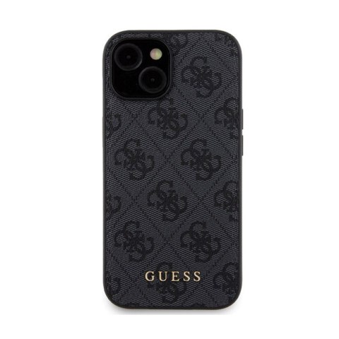 Guess Bundle Pack MagSafe 4G Metal Gold Logo - Zestaw etui + Power Bank 5000mAh MagSafe iPhone 15 (czarny) Guess Bundle Pack MagSafe 4G Metal Gold Logo - Zestaw etui + Power Bank 5000mAh MagSafe iPhone 15 (czarny)