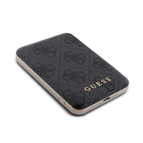 Guess Bundle Pack MagSafe 4G Metal Gold Logo - Zestaw etui + Power Bank 5000mAh MagSafe iPhone 15 (czarny) Guess Bundle Pack MagSafe 4G Metal Gold Logo - Zestaw etui + Power Bank 5000mAh MagSafe iPhone 15 (czarny)
