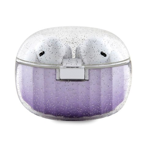 Guess Glitter Gradient - Słuchawki Bluetooth TWS + etui ładujące (fioletowy) Guess Glitter Gradient - Słuchawki Bluetooth TWS + etui ładujące (fioletowy)