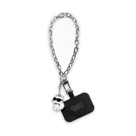 Karl Lagerfeld Universal Hand Strap Choupette - Smyczka / zawieszka do telefonu (srebrny) Karl Lagerfeld Universal Hand Strap Choupette - Smyczka / zawieszka do telefonu (srebrny)
