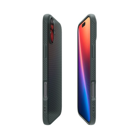 Spigen Liquid Air - Etui do iPhone 16 (Abyss Green) Spigen Liquid Air - Etui do iPhone 16 (Abyss Green)