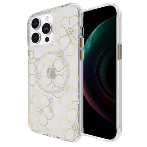 Case-Mate Floral Gems MagSafe - Etui iPhone 15 Pro Max (Gold) Case-Mate Floral Gems MagSafe - Etui iPhone 15 Pro Max (Gold)