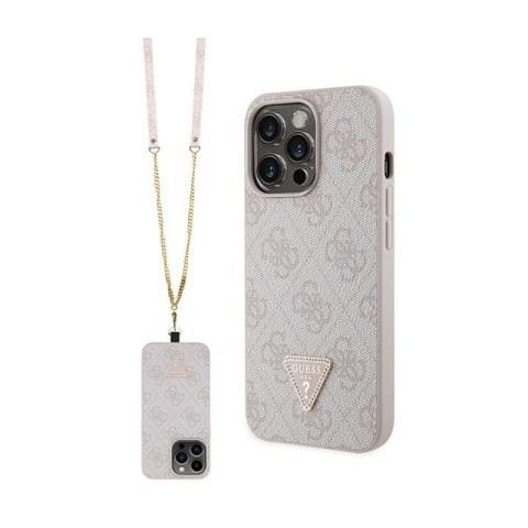 Guess Crossbody 4G Metal Logo - Etui iPhone 13 Pro Max (różowy) Guess Crossbody 4G Metal Logo - Etui iPhone 13 Pro Max (różowy)