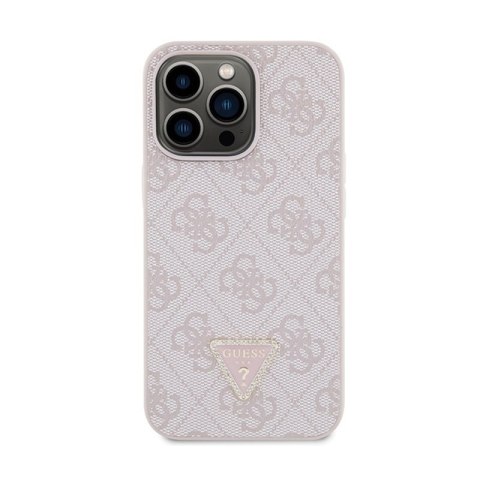 Guess Crossbody 4G Metal Logo - Etui iPhone 13 Pro Max (różowy) Guess Crossbody 4G Metal Logo - Etui iPhone 13 Pro Max (różowy)