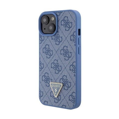 Guess Crossbody 4G Metal Logo - Etui iPhone 15 (niebieski) Guess Crossbody 4G Metal Logo - Etui iPhone 15 (niebieski)