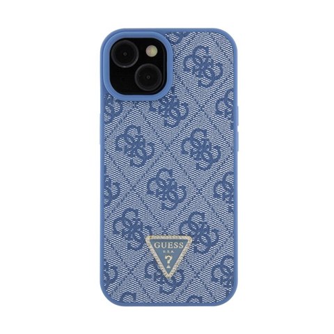 Guess Crossbody 4G Metal Logo - Etui iPhone 15 (niebieski) Guess Crossbody 4G Metal Logo - Etui iPhone 15 (niebieski)