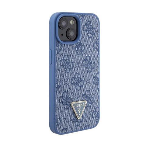 Guess Crossbody 4G Metal Logo - Etui iPhone 15 (niebieski) Guess Crossbody 4G Metal Logo - Etui iPhone 15 (niebieski)