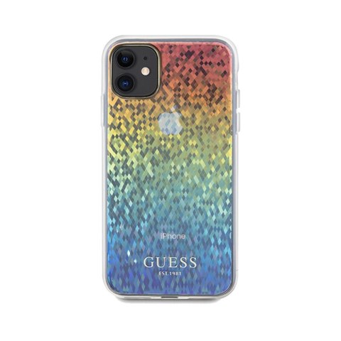 Guess IML Faceted Mirror Disco Iridescent - Etui iPhone 11 (Iridescent) Guess IML Faceted Mirror Disco Iridescent - Etui iPhone 11 (Iridescent)