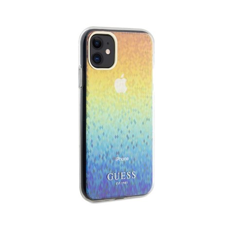 Guess IML Faceted Mirror Disco Iridescent - Etui iPhone 11 (Iridescent) Guess IML Faceted Mirror Disco Iridescent - Etui iPhone 11 (Iridescent)