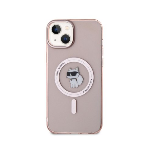 Karl Lagerfeld IML Choupette MagSafe - Etui iPhone 15 Plus (różowy) Karl Lagerfeld IML Choupette MagSafe - Etui iPhone 15 Plus (różowy)