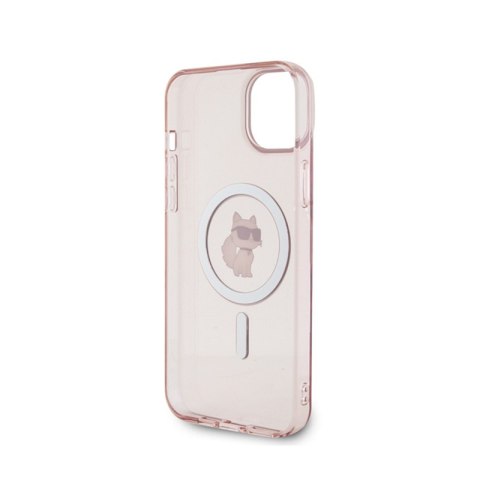 Karl Lagerfeld IML Choupette MagSafe - Etui iPhone 15 Plus (różowy) Karl Lagerfeld IML Choupette MagSafe - Etui iPhone 15 Plus (różowy)