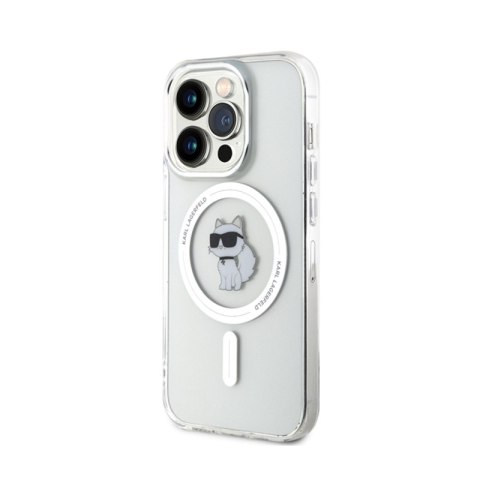 Karl Lagerfeld IML Choupette MagSafe - Etui iPhone 15 Pro (przezroczysty) Karl Lagerfeld IML Choupette MagSafe - Etui iPhone 15 Pro (przezroczysty)