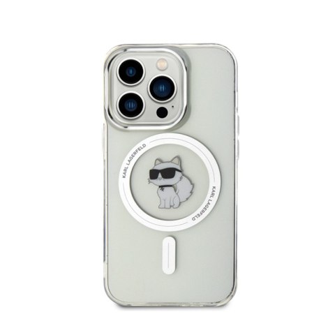Karl Lagerfeld IML Choupette MagSafe - Etui iPhone 15 Pro (przezroczysty) Karl Lagerfeld IML Choupette MagSafe - Etui iPhone 15 Pro (przezroczysty)
