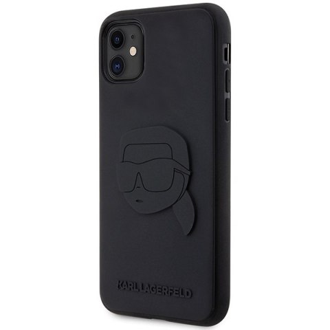 Karl Lagerfeld Rubber Karl Head 3D - Etui iPhone 11 (Czarny) Karl Lagerfeld Rubber Karl Head 3D - Etui iPhone 11 (Czarny)