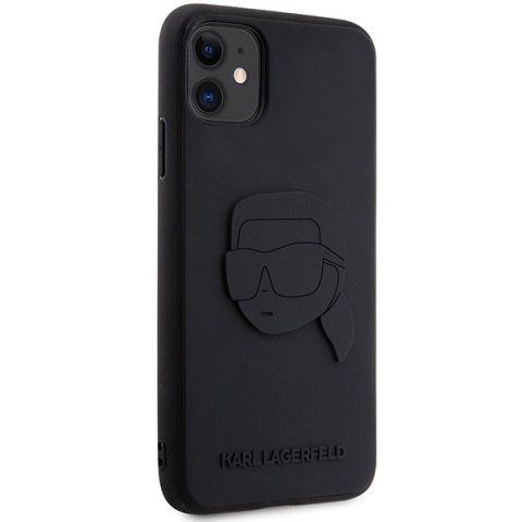 Karl Lagerfeld Rubber Karl Head 3D - Etui iPhone 11 (Czarny) Karl Lagerfeld Rubber Karl Head 3D - Etui iPhone 11 (Czarny)