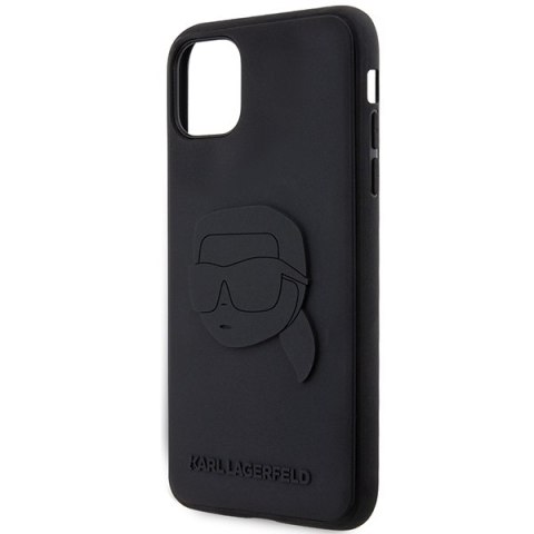 Karl Lagerfeld Rubber Karl Head 3D - Etui iPhone 11 (Czarny) Karl Lagerfeld Rubber Karl Head 3D - Etui iPhone 11 (Czarny)