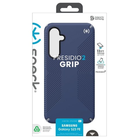 Speck Presidio2 Grip - Etui Samsung Galaxy S23 FE (Coastal Blue/Black/White) Speck Presidio2 Grip - Etui Samsung Galaxy S23 FE (Coastal Blue/Black/White)