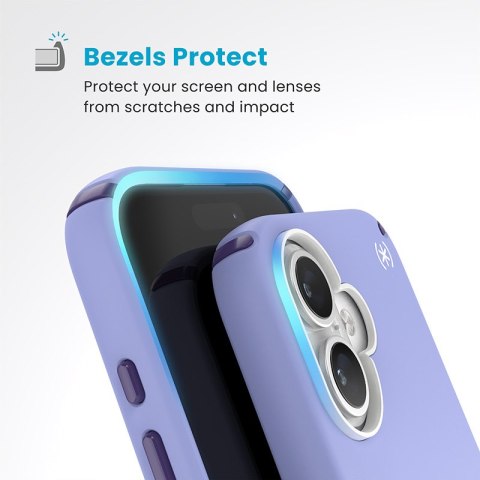 Speck Presidio2 Pro ClickLock & MagSafe - Etui iPhone 16 (Future Lavender / Cassis Purple / White) Speck Presidio2 Pro ClickLock & MagSafe - Etui iPhone 16 (Future Lavender / Cassis Purple / White)