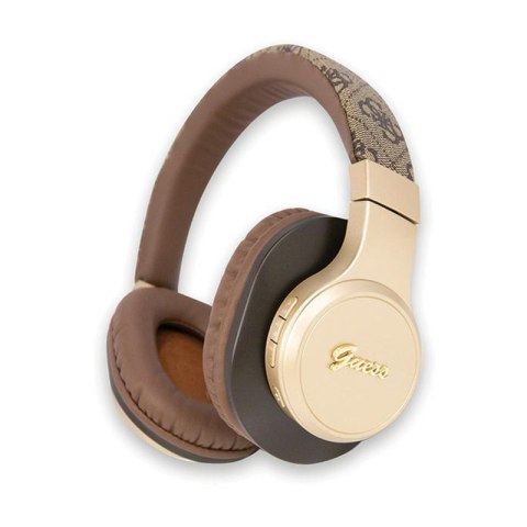 Guess 4G Script Metal Logo - Bezprzewodowe słuchawki nauszne Bluetooth V5.3 (brązowy) Guess 4G Script Metal Logo - Bezprzewodowe słuchawki nauszne Bluetooth V5.3 (brązowy)