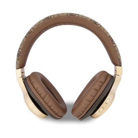 Guess 4G Script Metal Logo - Bezprzewodowe słuchawki nauszne Bluetooth V5.3 (brązowy) Guess 4G Script Metal Logo - Bezprzewodowe słuchawki nauszne Bluetooth V5.3 (brązowy)