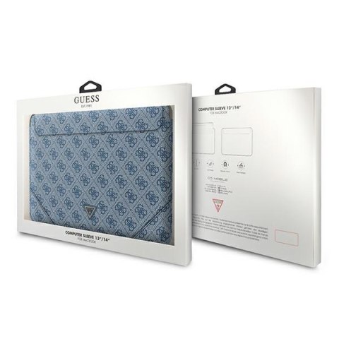 Guess 4G Uptown Triangle Logo Sleeve - Etui na notebooka 13" / 14" (niebieski) Guess 4G Uptown Triangle Logo Sleeve - Etui na notebooka 13" / 14" (niebieski)