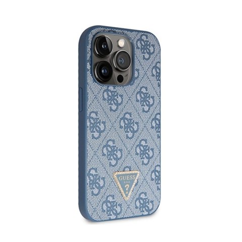Guess Crossbody 4G Metal Logo - Etui iPhone 15 Pro (niebieski) Guess Crossbody 4G Metal Logo - Etui iPhone 15 Pro (niebieski)