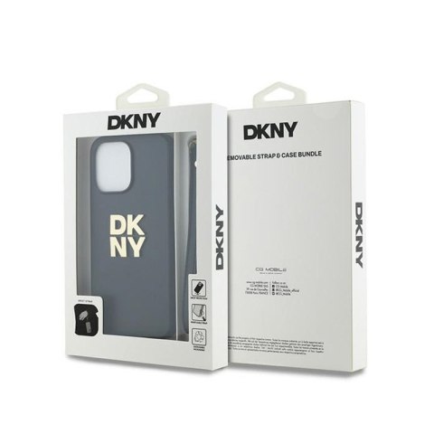 DKNY Wrist Strap Stock Logo - Etui iPhone 15 Pro Max (czarny) DKNY Wrist Strap Stock Logo - Etui iPhone 15 Pro Max (czarny)
