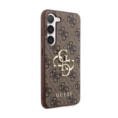 Guess 4G Big Metal Logo - Etui Samsung Galaxy S24 (brązowy) Guess 4G Big Metal Logo - Etui Samsung Galaxy S24 (brązowy)