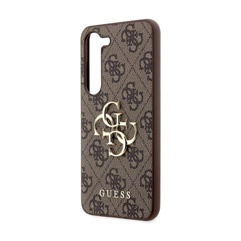 Guess 4G Big Metal Logo - Etui Samsung Galaxy S24 (brązowy) Guess 4G Big Metal Logo - Etui Samsung Galaxy S24 (brązowy)
