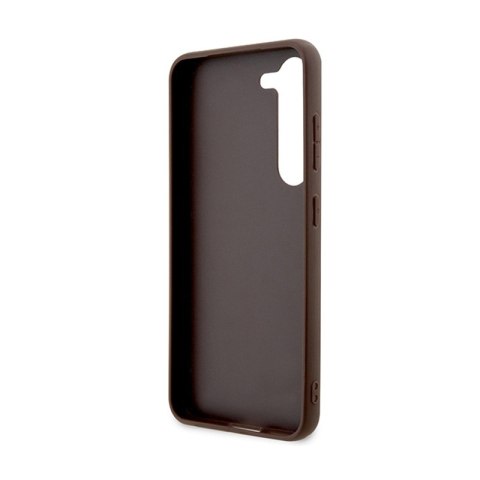 Guess 4G Big Metal Logo - Etui Samsung Galaxy S24 (brązowy) Guess 4G Big Metal Logo - Etui Samsung Galaxy S24 (brązowy)