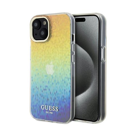 Guess IML Faceted Mirror Disco Iridescent - Etui iPhone 14 (Iridescent) Guess IML Faceted Mirror Disco Iridescent - Etui iPhone 14 (Iridescent)