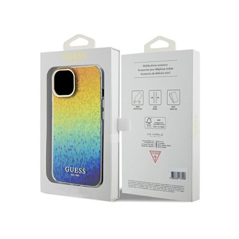 Guess IML Faceted Mirror Disco Iridescent - Etui iPhone 14 (Iridescent) Guess IML Faceted Mirror Disco Iridescent - Etui iPhone 14 (Iridescent)