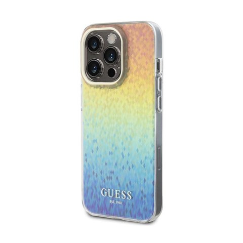Guess IML Faceted Mirror Disco Iridescent - Etui iPhone 14 Pro (Iridescent) Guess IML Faceted Mirror Disco Iridescent - Etui iPhone 14 Pro (Iridescent)