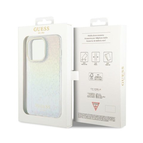 Guess IML Faceted Mirror Disco Iridescent - Etui iPhone 14 Pro (Iridescent) Guess IML Faceted Mirror Disco Iridescent - Etui iPhone 14 Pro (Iridescent)
